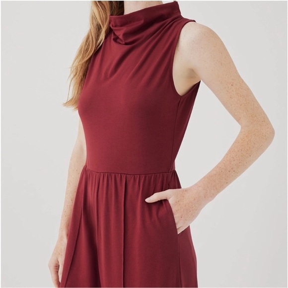 Pact Organic Cotton mock neck Jumpsuit - Picture 3 of 11